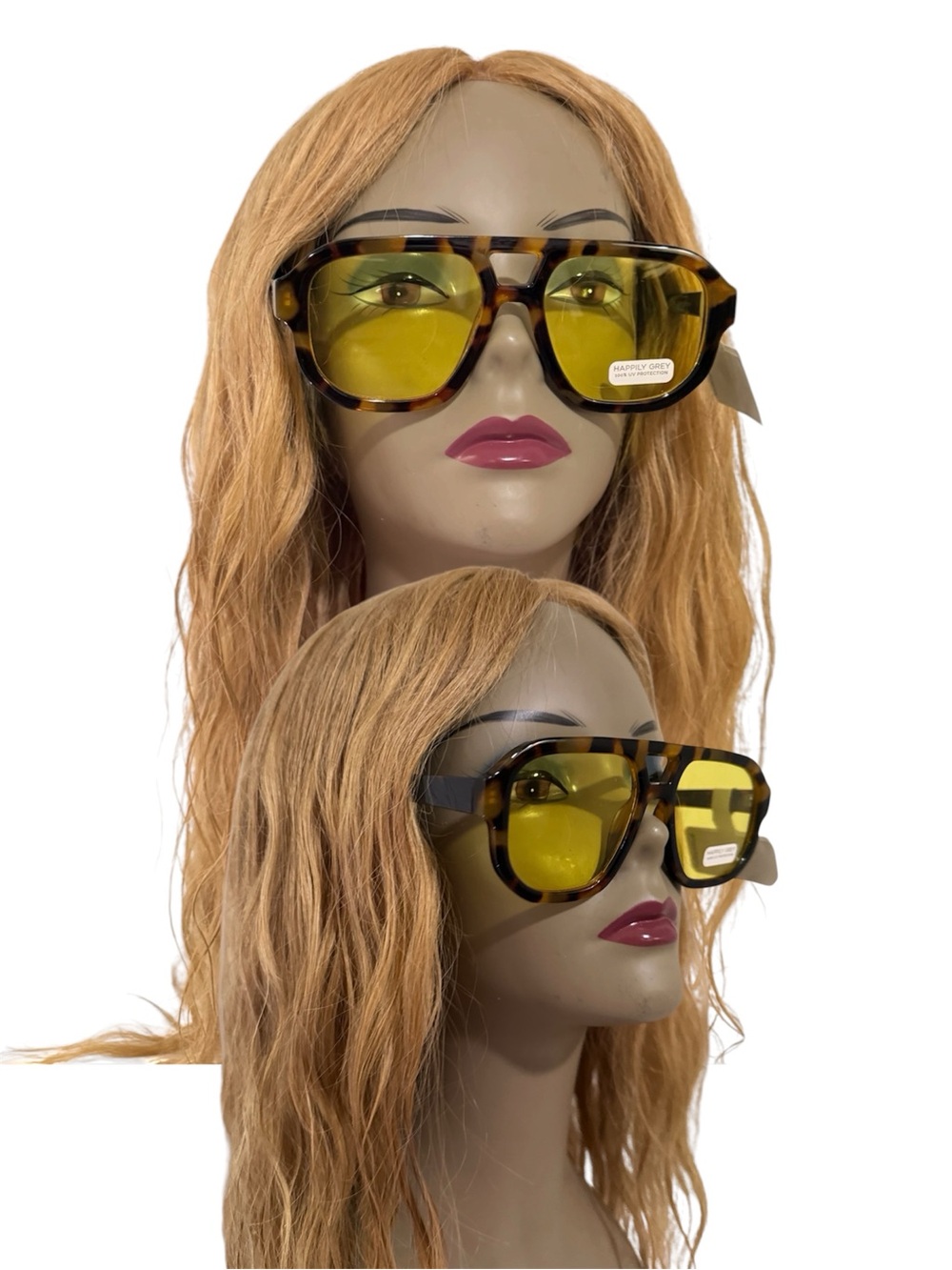 Tortoiseshell Sunglasses with Yellow Lenses for Women